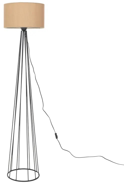 Подова лампа Флоренция 193-000096 цвят бежов-черен