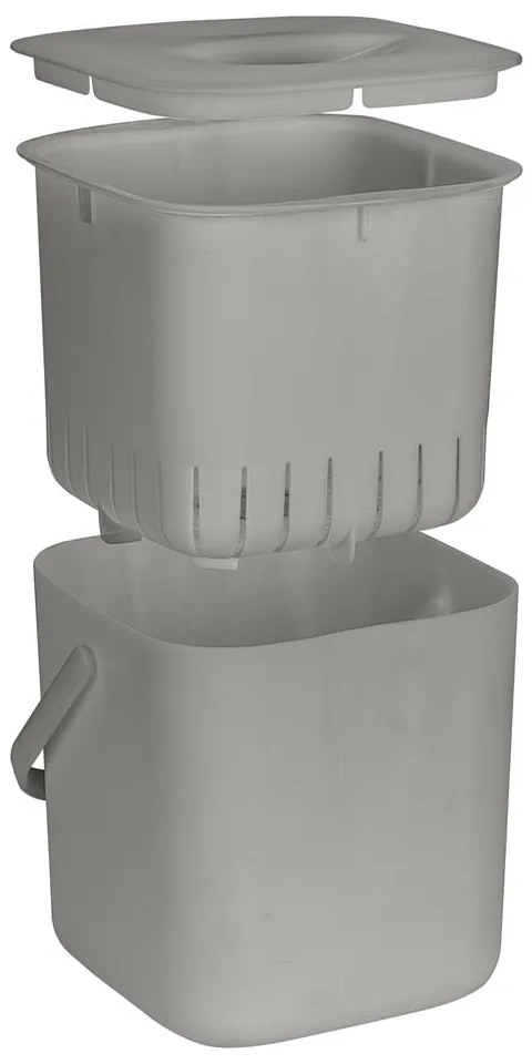 Светлосив контейнер за компостируеми отпадъци 3 l Conny – Wenko