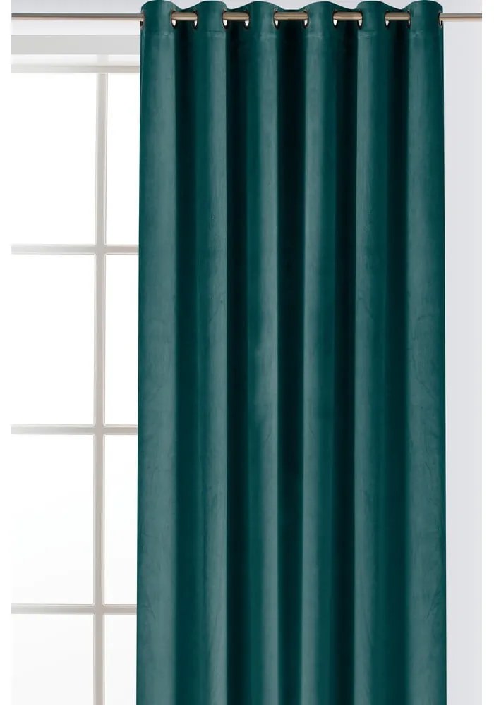 Затъмняваща завеса в петролен цвят 265x175 cm Velto – Filumi