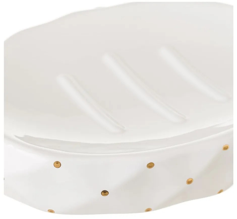 Бял комплект аксесоари за баня Dottie - Casa Selección