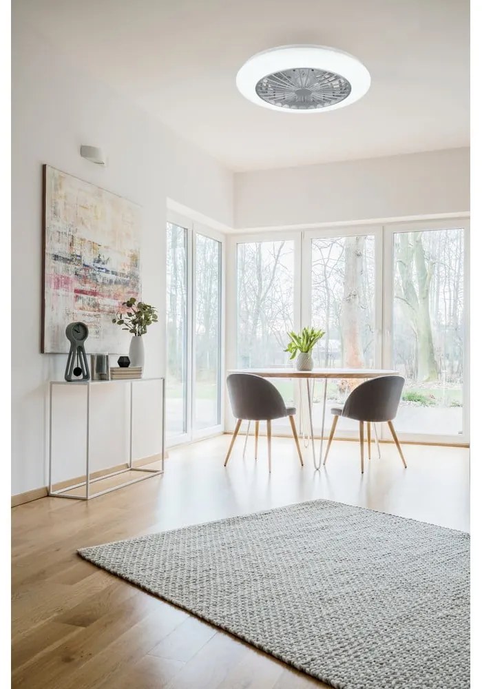 Бяло LED осветително тяло за таван Stralsund – Trio