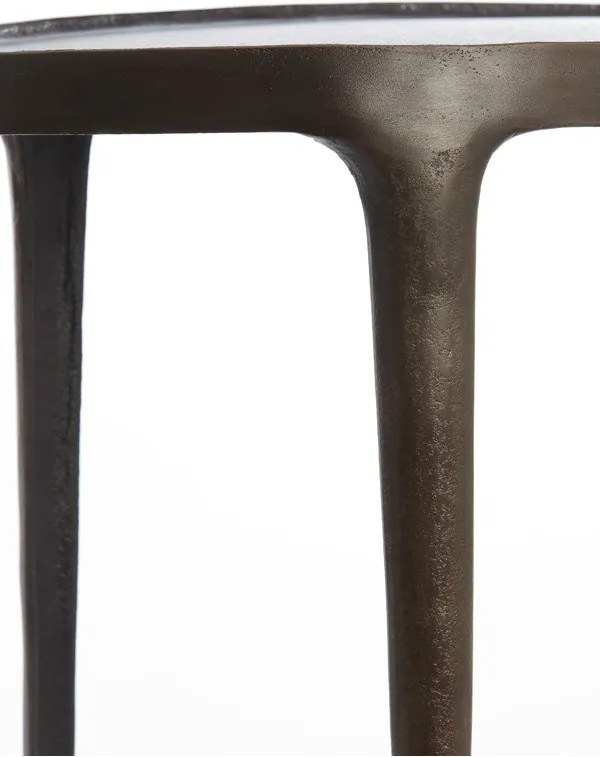 Метални кръгли странични масички в комплект от 2 бр. 33x70 cm Arica – Light &amp; Living