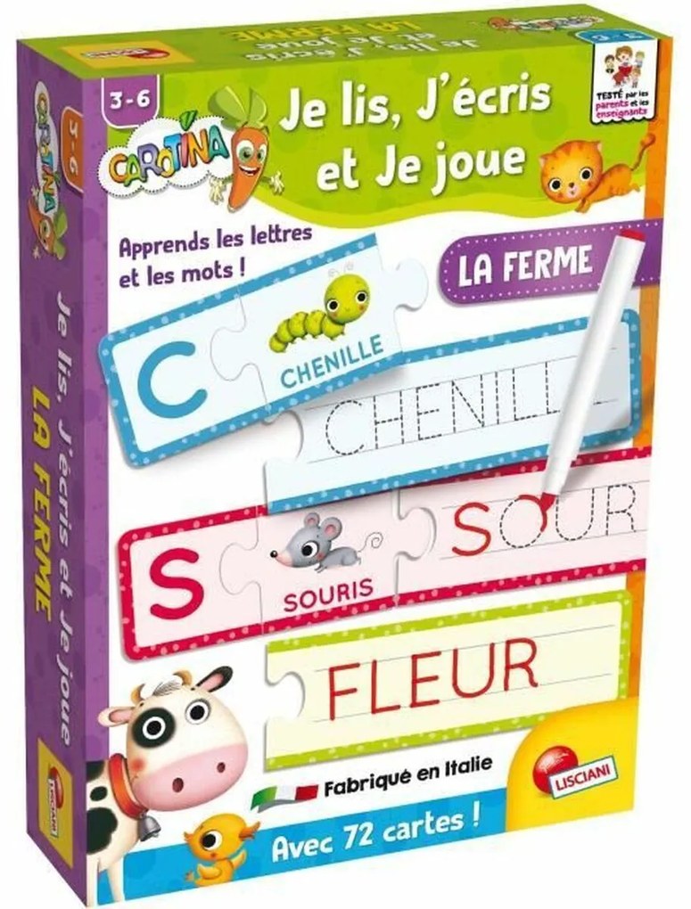 Образователна Игра Lisciani Giochi Je lis, J´écris et je joue (FR)