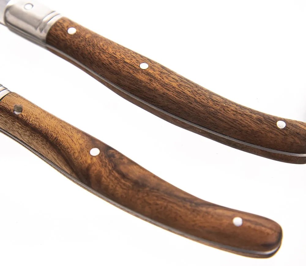 Прибори за хранене от неръждаема стомана в сребрист и естествен цвят, 2 бр. – Orion