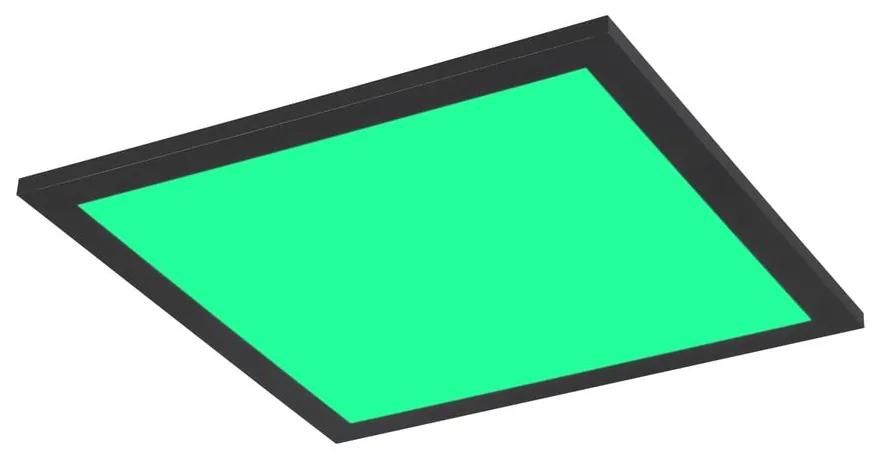 Черна LED лампа за таван 29,5x29,5 см Beta - Trio