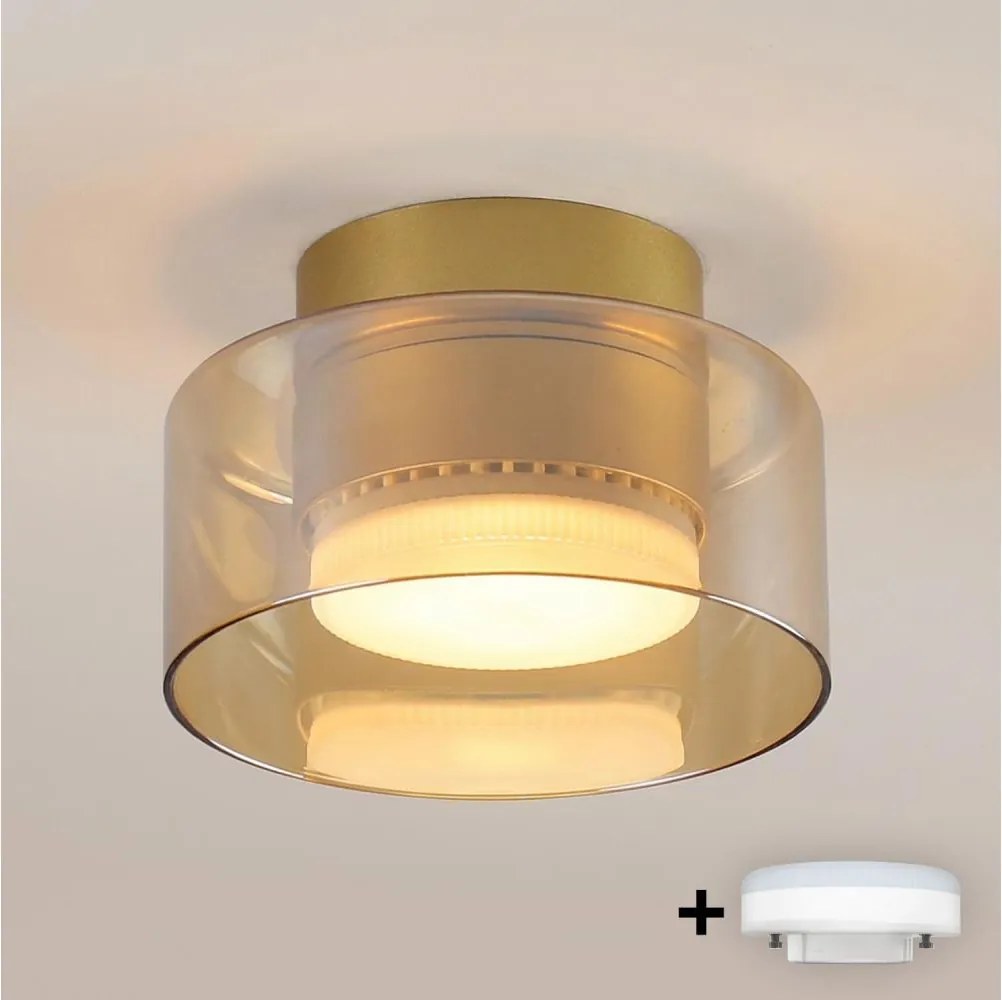 Brilagi - LED Точково осветително тяло AURA LUX 1xGX53/30W/230V диам. 13 cm златисто