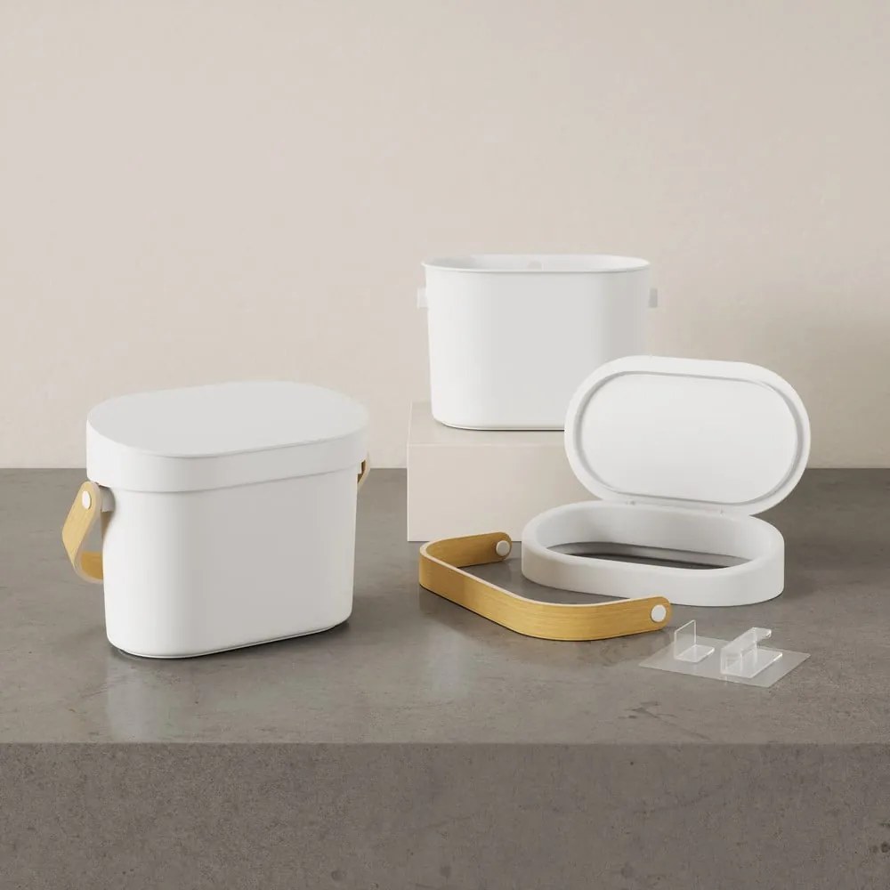 Бял контейнер за компостируеми отпадъци 4 l Bellwood – Umbra