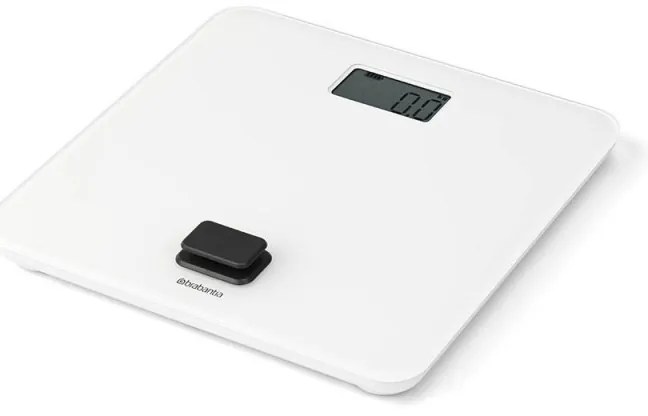 Кантар Brabantia ReNew 1004189, Работа без батерии, До 150 кг, LCD дисплей, Бял