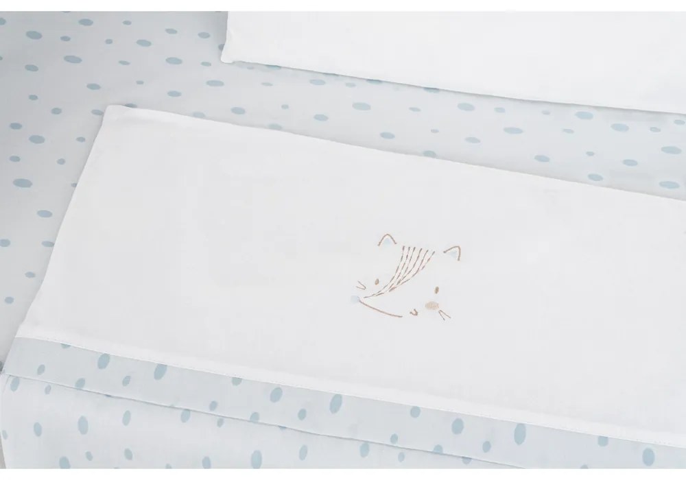KIKKA BOO Спален комплект 5 части за мини - кошара LITTLE FOX