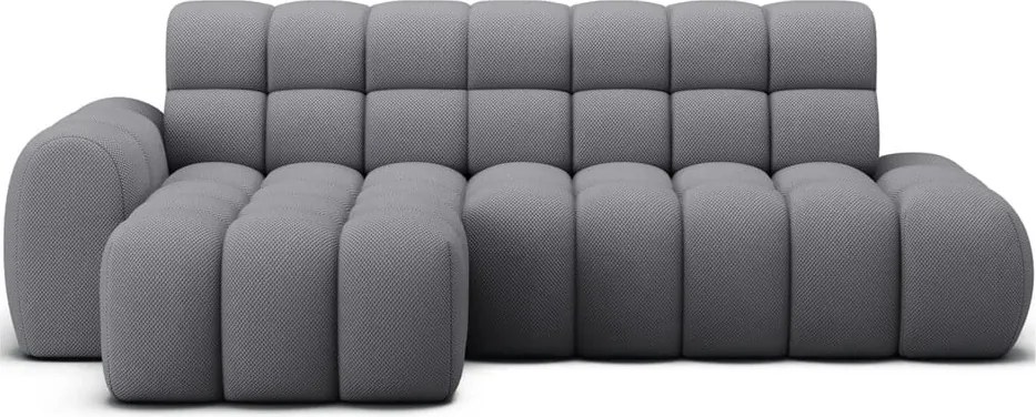 Сив разтегателен ъглов диван (ляв ъгъл) Ceedro – ELTAP
