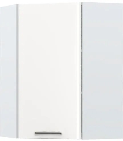 Висящ ъглов шкаф Modena V9-UG-1K-White - White glossy