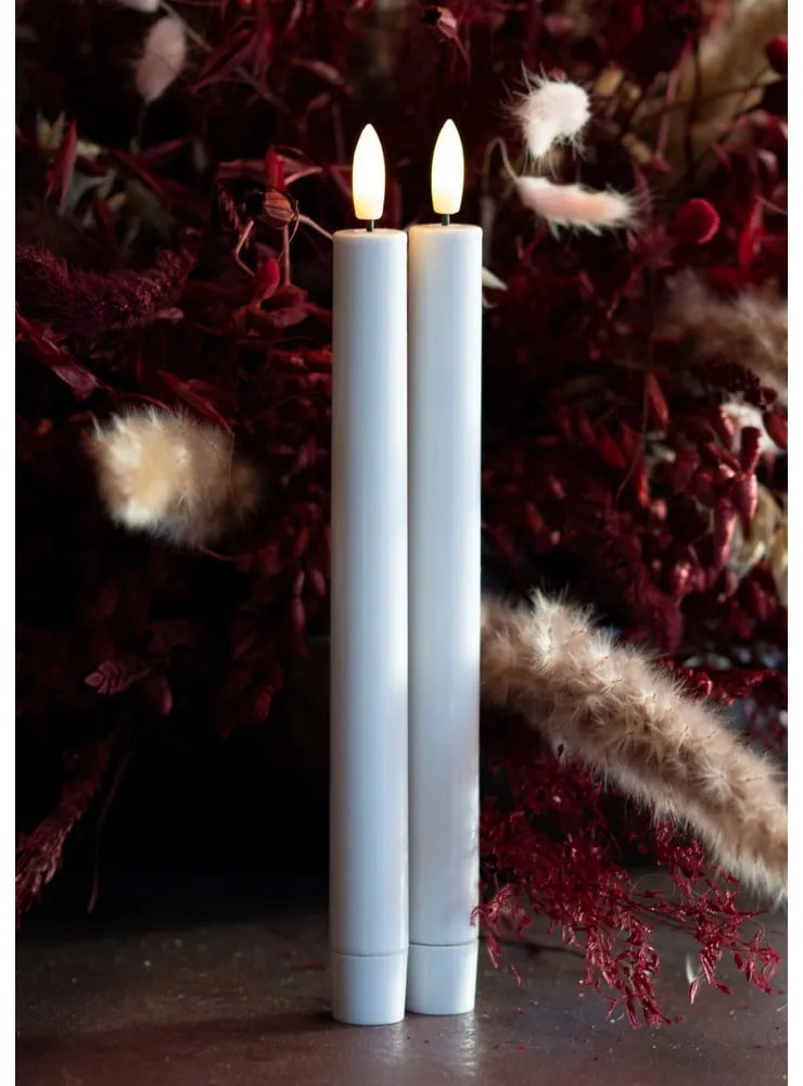 LED свещи в комплект от 2 бр. (височина 25 cm) Sille Tall Rechargeable – Sirius