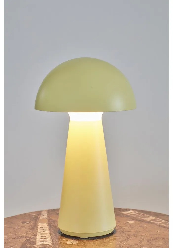 Жълта LED настолна лампа с дистанционно управление (височина 28 cm) Sam – Sirius