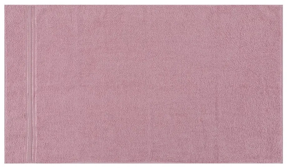 Розови памучни кърпи и хавлии за баня в комплект от 2 Dora - Foutastic