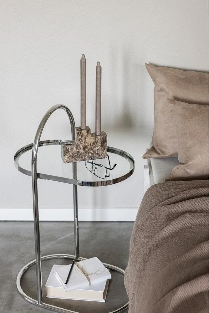 Странична масичка от неръждаема стомана 34,5x51 cm Moves – Mette Ditmer Denmark