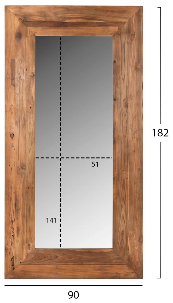 Огледало 182 - HM4267 натурал
