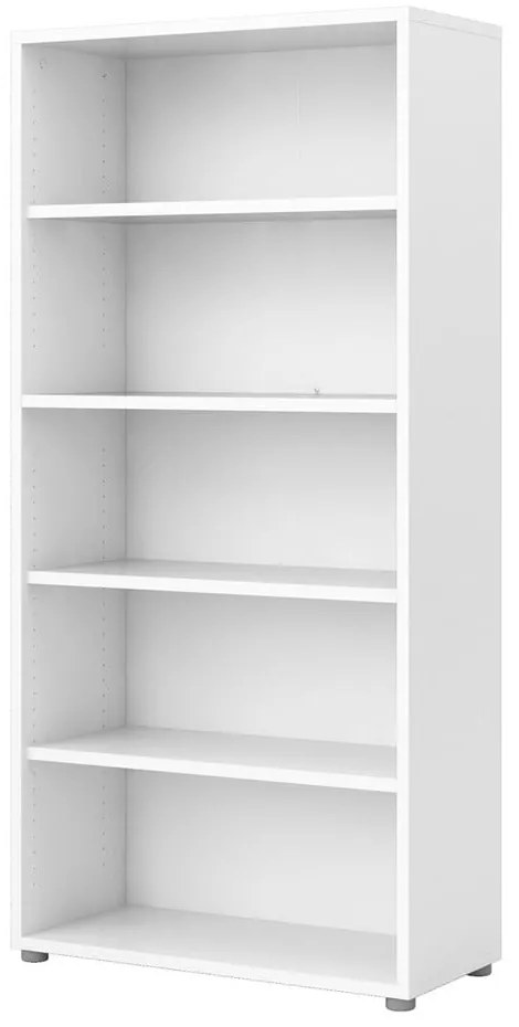 Бял модулен шкаф за книги 89x189 cm Prima - Tvilum