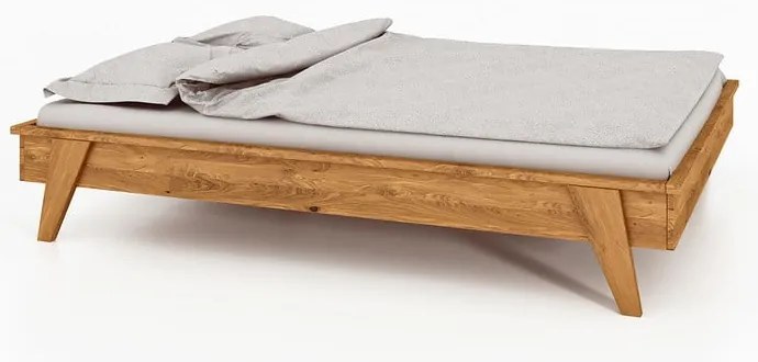 Дъбово двойно легло 160x200 cm Retro - The Beds