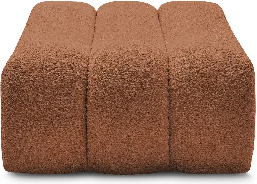 Оранжева табуретка от прежда с примки от букле Azra – Bobochic Paris