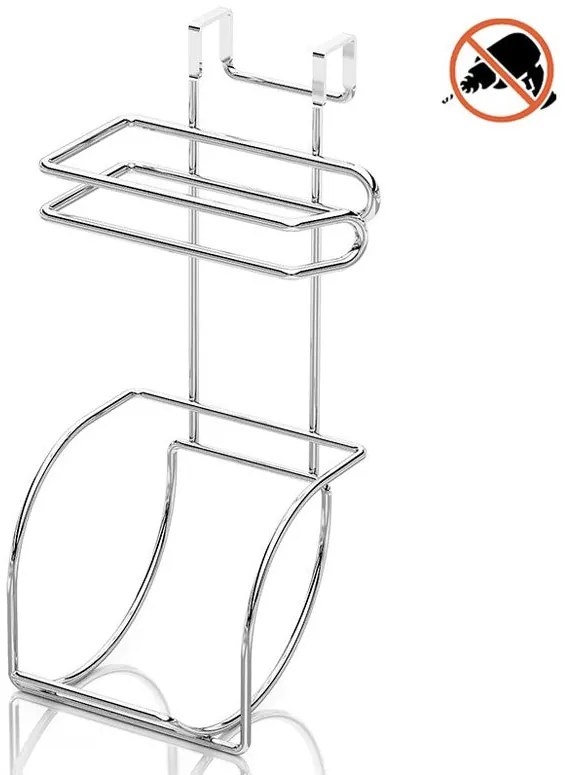 ПОСТАВКА ЗА ТОАЛЕТНА ХАРТИЯ TEKNO TEL SF-282 , ДВОЙНА , окачена система