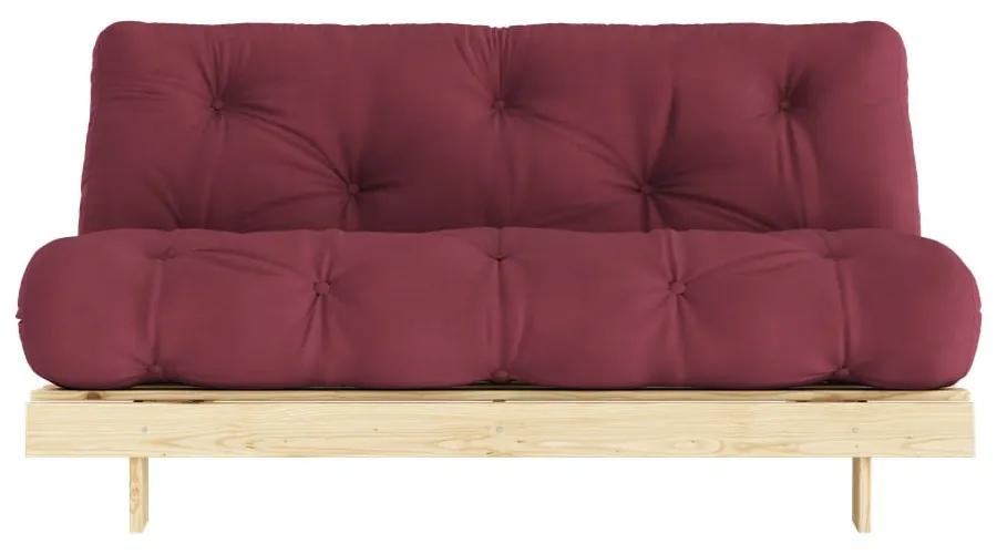 Червен разтегателен диван 160 cm Roots - Karup Design