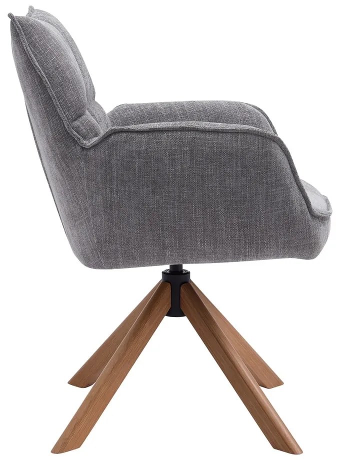 Сиви тапицирани трапезни столове в комплект 2 бр. Marilla – Unique Furniture