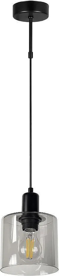 Пендел НИРА 1, черен/сив, 1xE27