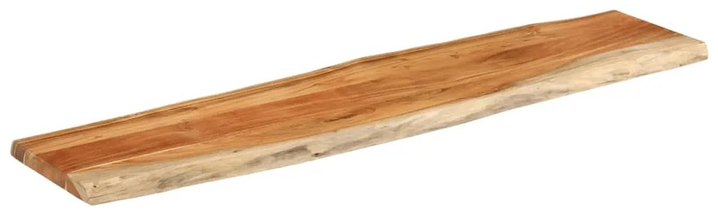 370640 vidaXL Плот за маса, 160x40x3,8 см, правоъгълен, акация масив, жив ръб