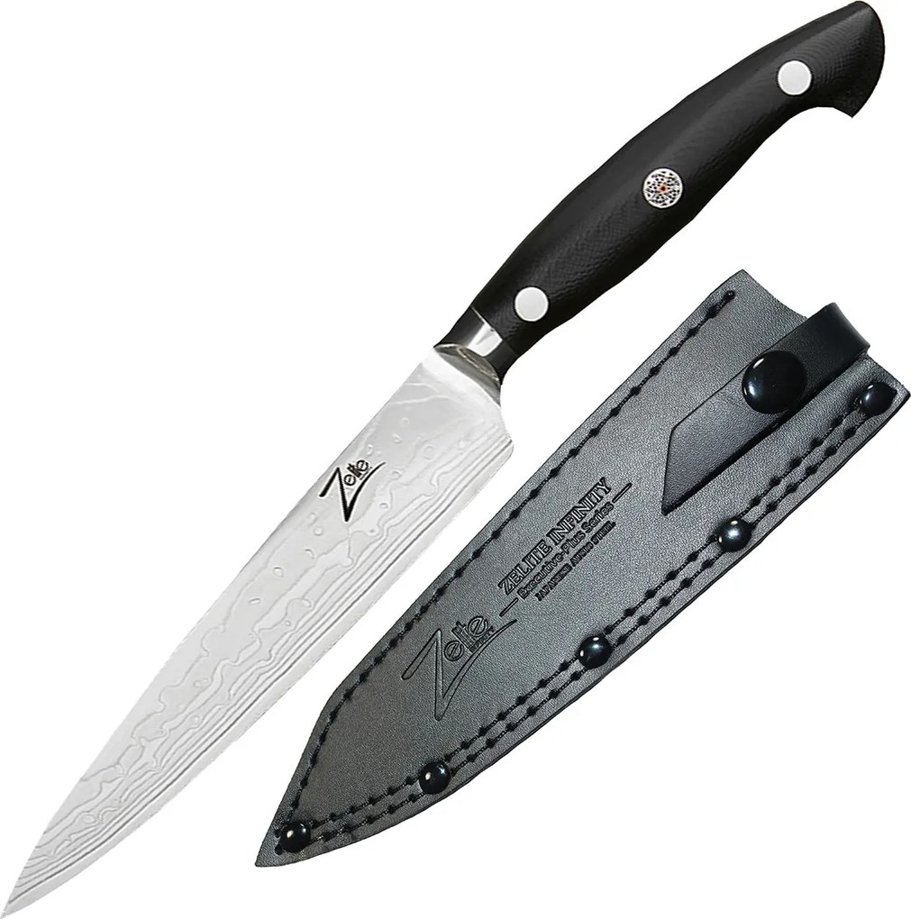 Zelite Infinity by Klarstein Executive-Plus серия, 6" универсален нож, 61 HRC дамаска стомана