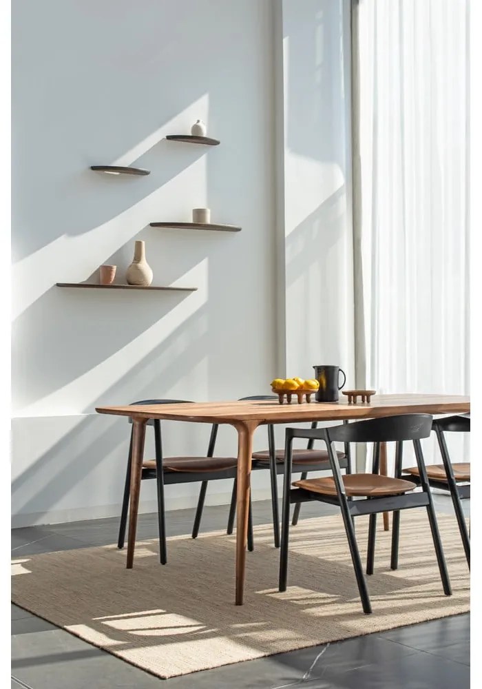 Маса за хранене от орехово дърво 90x200 cm Fawn - Gazzda