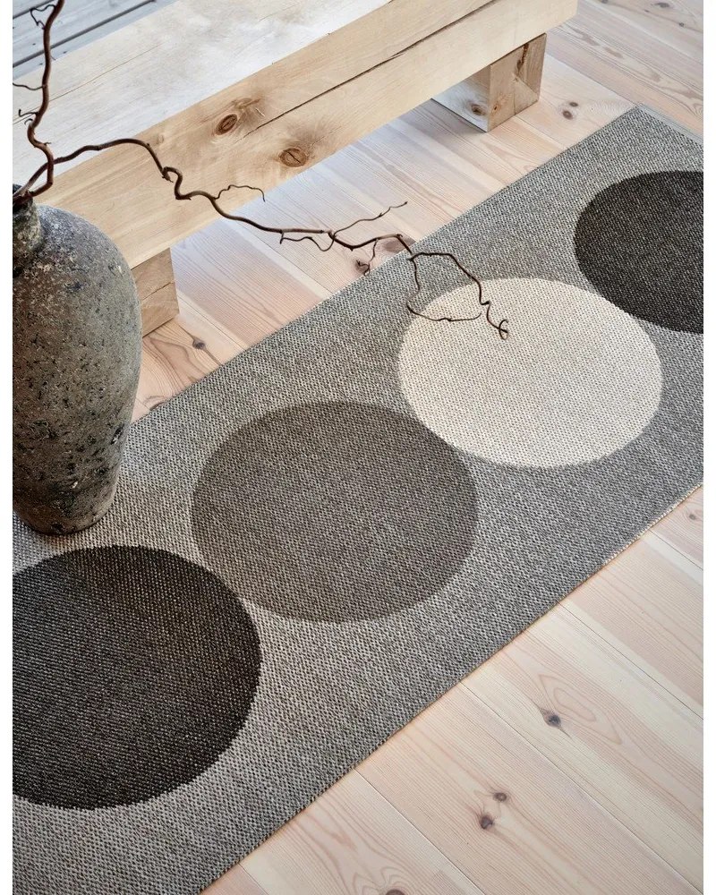 Сива и кремава пътека за открито и закрито 70x280 cm Otto Clay – Pappelina