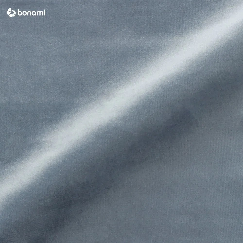 Светлосиньо тапицирано кадифено двойно легло с място за съхранение с включена подматрачна рамка 180x200 cm Arendal – Cosmopolitan Design