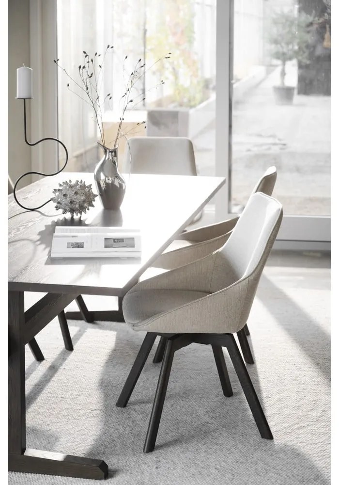 Бежови трапезни столове в комплект от 2 бр. Alison – Rowico