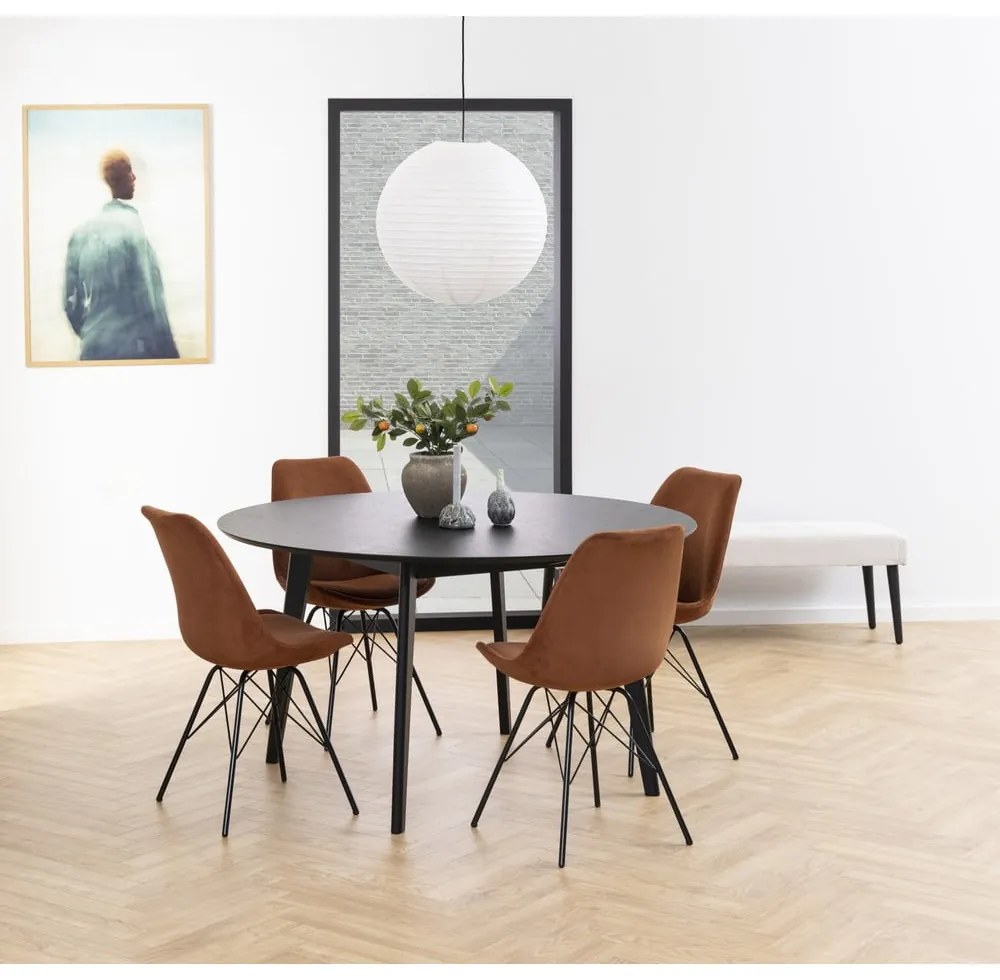 Кафяв трапезен стол Eris - Actona