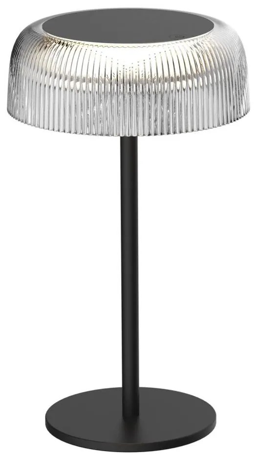 LED Димируема настолна лампа TRYPOLIS LED/2W/5V USB 1800 mAh IP44 черен