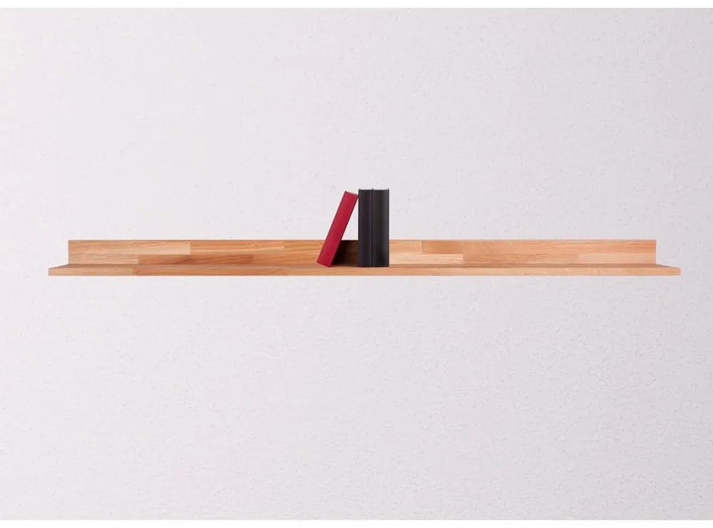 Стенен рафт от масивен дъб в естествен цвят 150 cm Kalle – Interia Home & Living