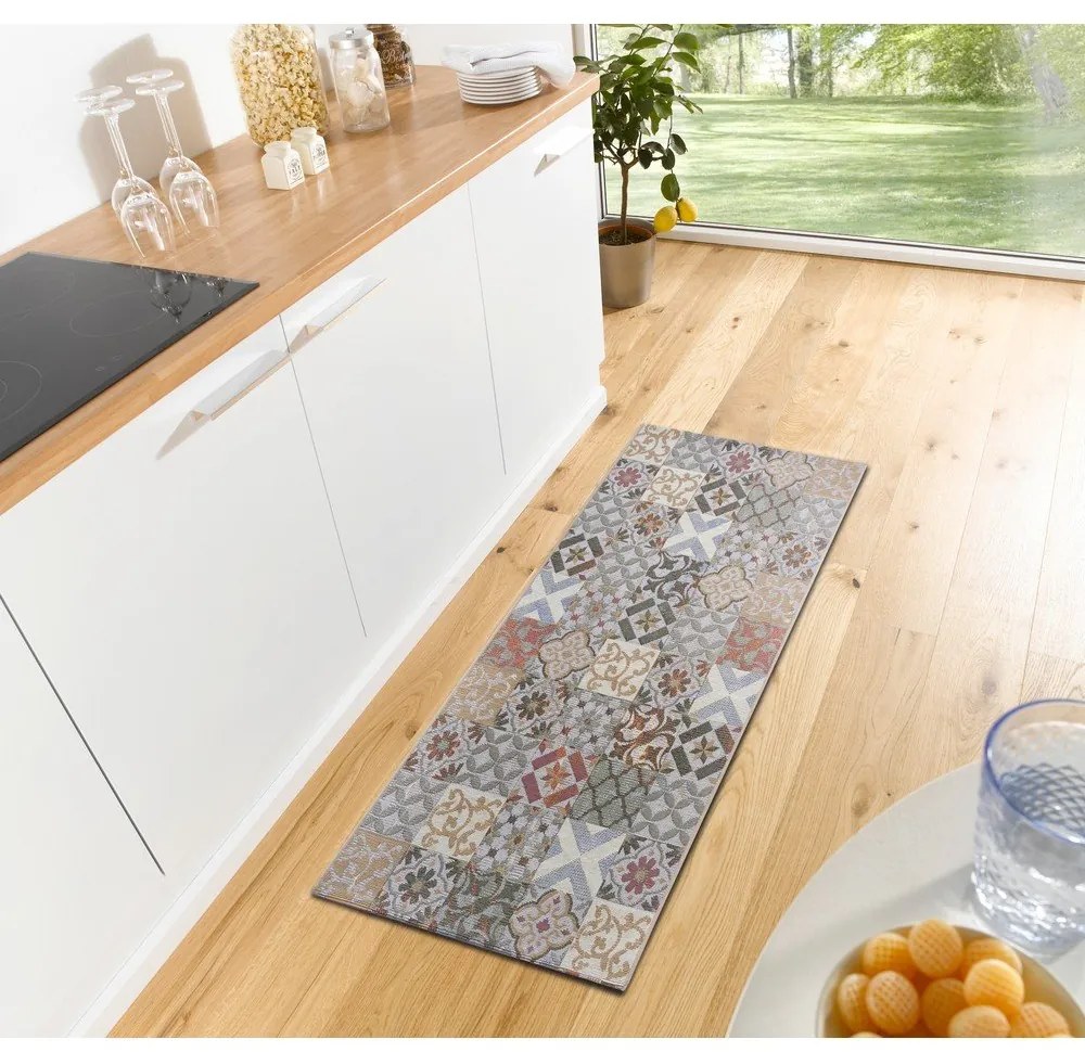 Сив килим 75x150 cm Cappuccino Mosaik - Hanse Home