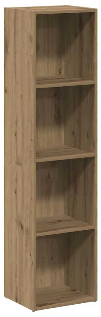855777 vidaXL Библиотека, дъб артизан, 36x30x143 см, инженерно дърво