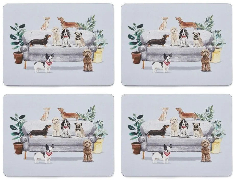 Постелки и подложки в комплект от 8 бр. Curious Dogs – Cooksmart ®