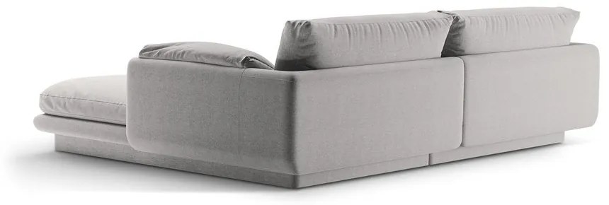 Светлосив ъглов диван (ляв ъгъл) Torino – Micadoni Home