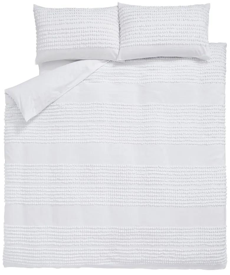Бяло памучно спално бельо , 200 x 200 cm Malmo - Bianca