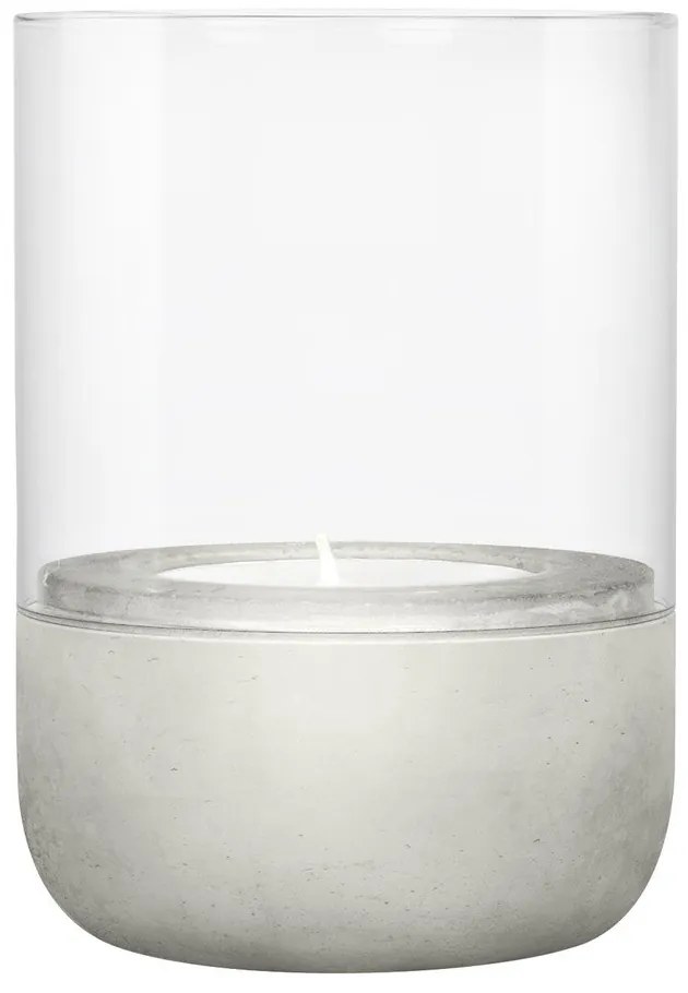 Комплект от 2 стъклени свещника с бетонна основа Calma - Blomus