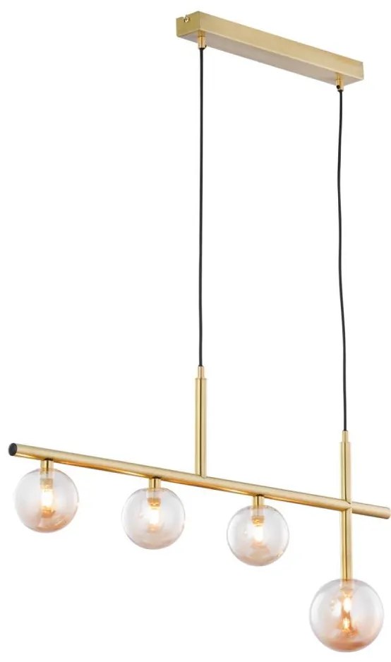 Jupiter 1899 - Полилей на кабел NEPTUN 4xG9/14W/230V златен