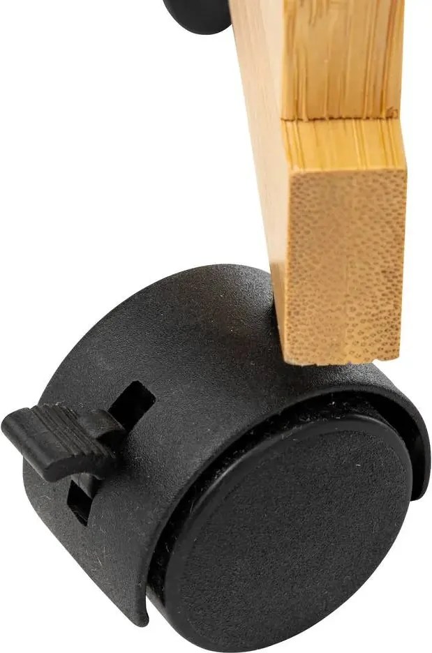 Етажерка на колела 5five Natureo, 3 нива - Черен