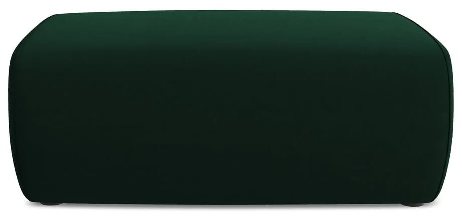 Зелена кадифена табуретка Kapua – Makamii