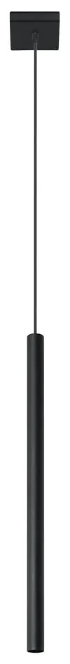 Черно висящо осветително тяло Единично Fideus - Sollux