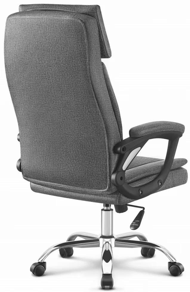 Ергономичен въртящ се офис стол HC-1023 Grey