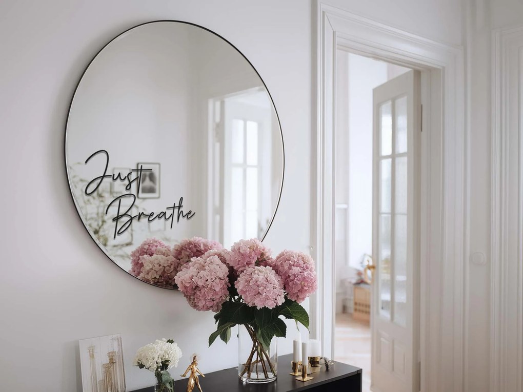 Стикер за огледало S28 – Just Breathe 39x29