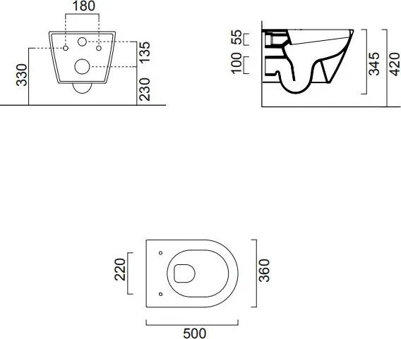 Мивка Kube-X/50 с капак Super Slim MS86SC GSI