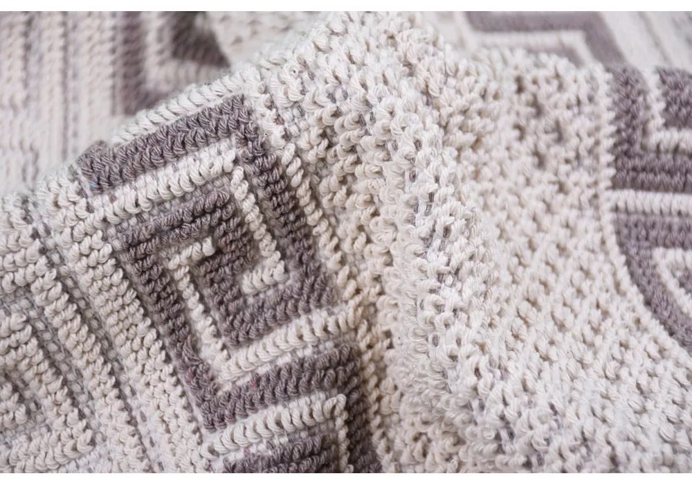 Сив и бежов памучен килим , 80 x 150 cm Versace - Vitaus